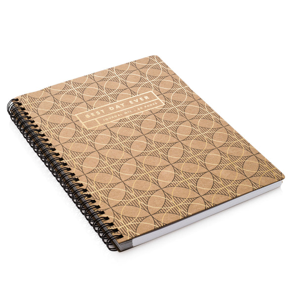 Letterpress Notebook with Circles